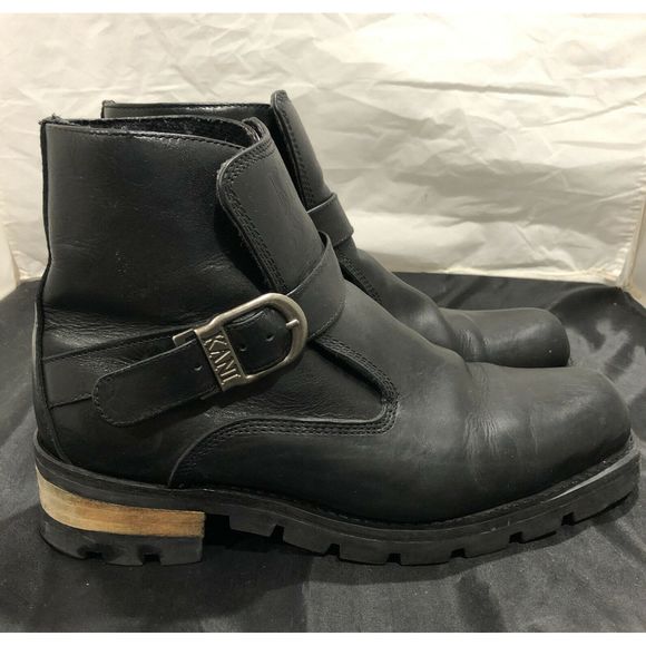 Karl Kani Leather Buckle Boots 